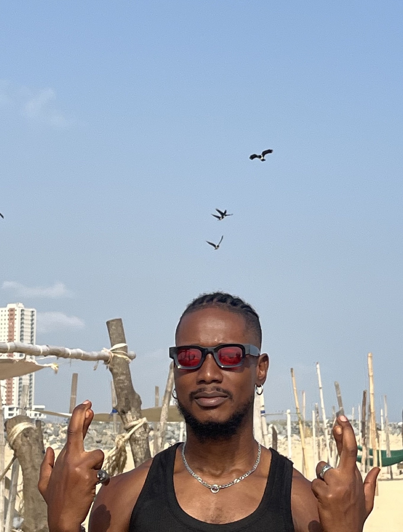 Ayooluwa Uthman outdoors in Lagos